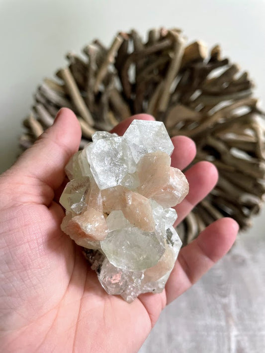 Diamond Apophyllite with Stilbite