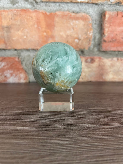 Snowflake Fluorite small sphere