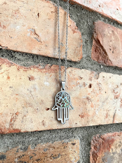 Hamsa Hand Necklace