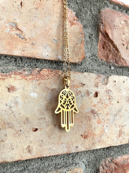 Hamsa Hand Necklace